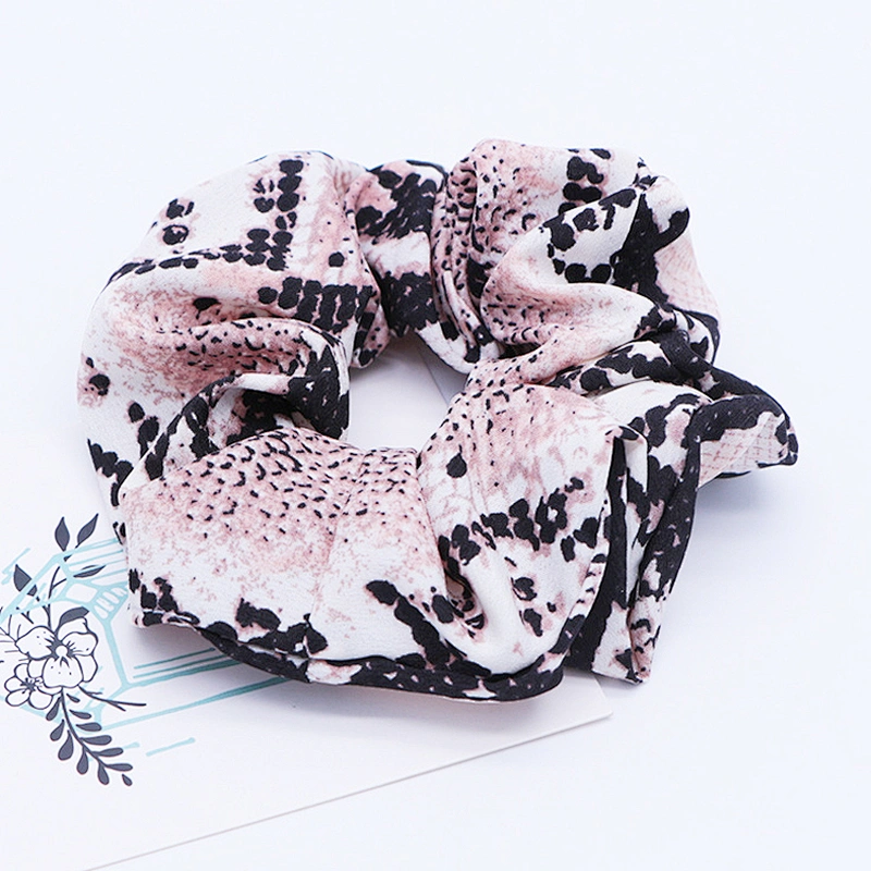 2021 Wholesale fancy fashion tie dye hairbands women elastic hidden packet hair scrunchies