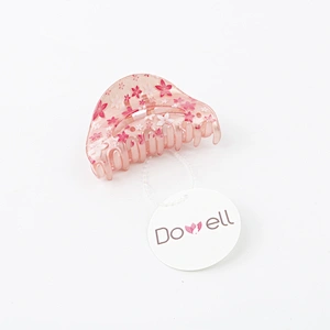 Flower Pattern Light Color Half-moon-shaped Big Hair Accessories For Women And Girls Hair Claw