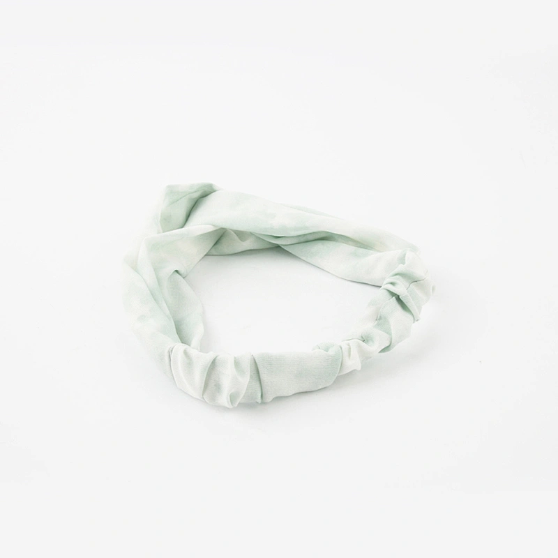 2021 Wholesale Hairband Women Colorful Twisted Knotted Head Wrap Elastic Turban Headband