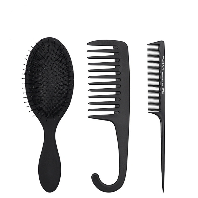 Wide Tooth Comb Shower Detangler Shower Comb with Hook Hair Wide Tooth Dry Wet Comb set