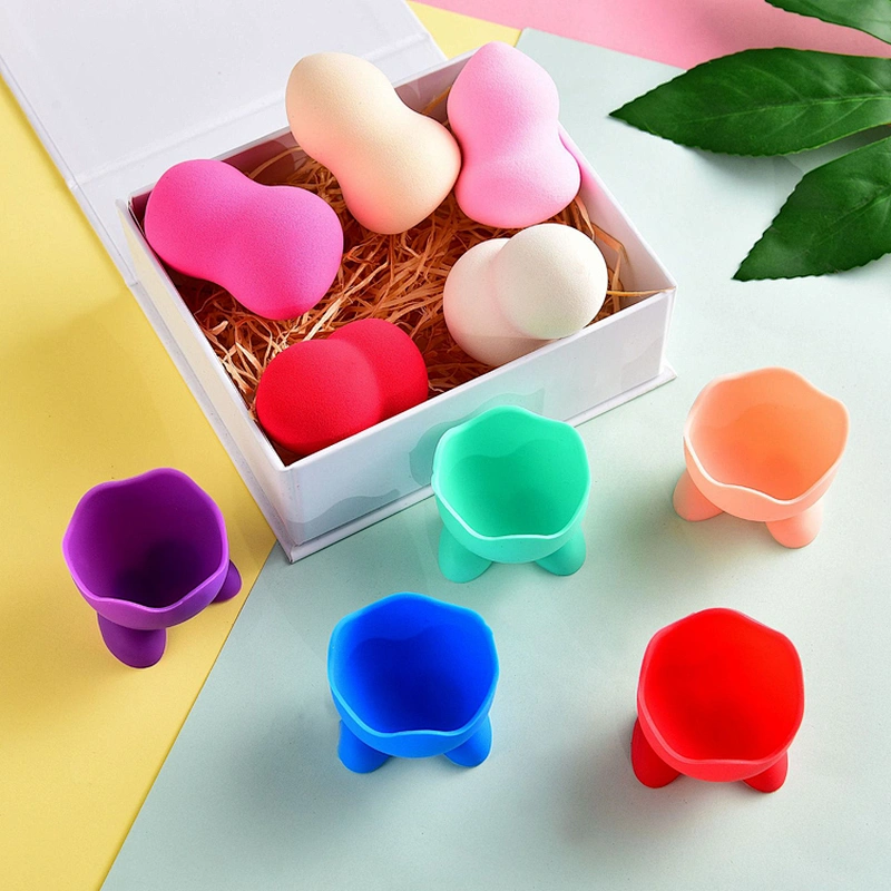 Wholesale 2021 New Hot Sale Cute Design Premium Quality Plastic Beauty Sponge Blender Container