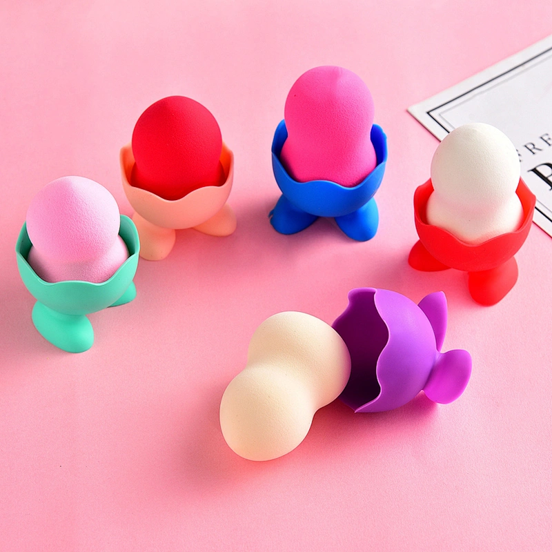 Wholesale 2021 New Hot Sale Cute Design Premium Quality Plastic Beauty Sponge Blender Container