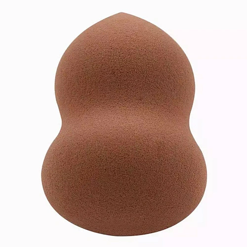 customizable privage label 4pcs makeup remover clean sponge set transparent plastic case and different shape of sponges