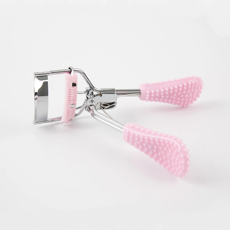 Wholesale Professional Make up tool Mini Custom Pink Eyelash Curler For Woman and Girls