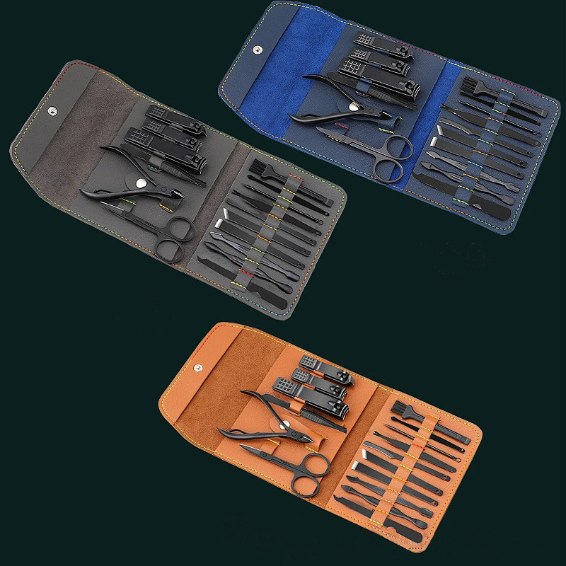 Cheap Custom Stainless Steel Nail Clipper Set-16 Piece Set Nail Clipper Set Proffessional Cutter Kit