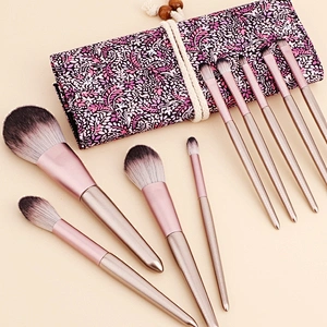 9 pcs Cosmetic Brushes Set for Foundation Powder Concealers Eye Shadows Eyebrow