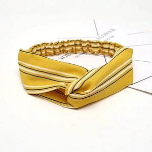 Women headwrap Knotted cross cloth art Hairband Hair accessories Elastic makeup Colorful headband headband