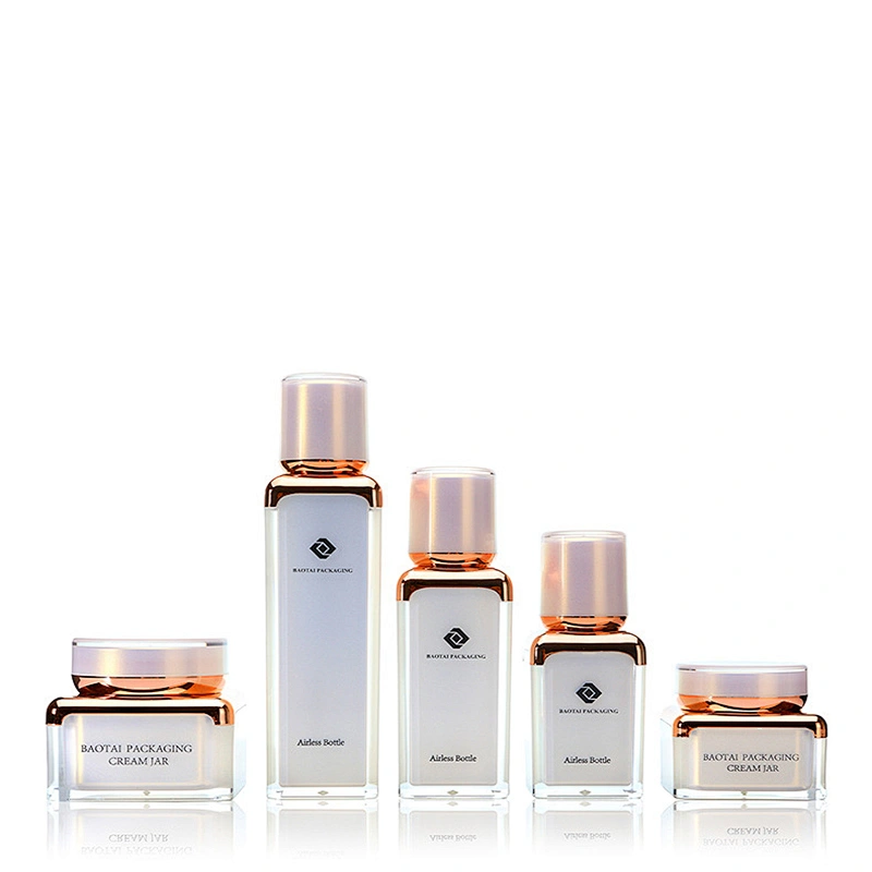 15ml 30 ml 50 ml 100ml luxury empty shampoo acrylic skin care bottles with cap packaging