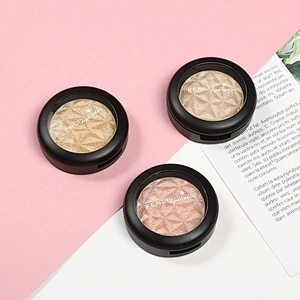 Private Label Cosmetics Single Glow Highlight Custom Baked Highlighter Makeup