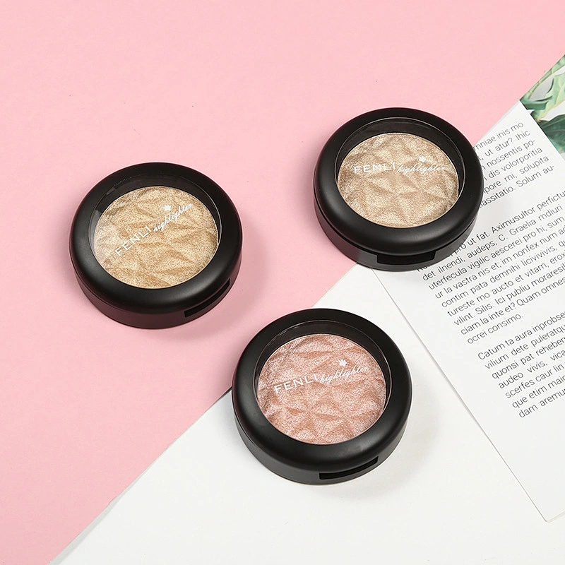 Private Label Cosmetics Single Glow Highlight Custom Baked Highlighter Makeup
