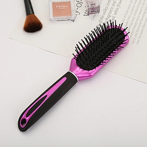 different types of combs gathered  Paddle Brush Round Hair Brush hair wide tooth dry wet comb suitable for curly hair comb