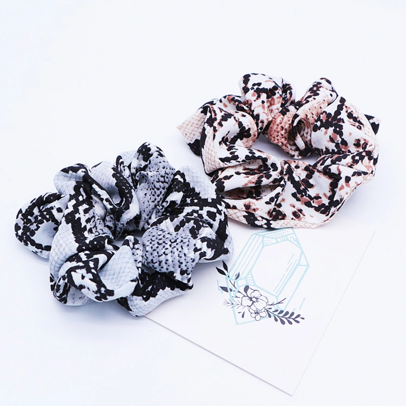 2021 Wholesale fancy fashion tie dye hairbands women elastic hidden packet hair scrunchies