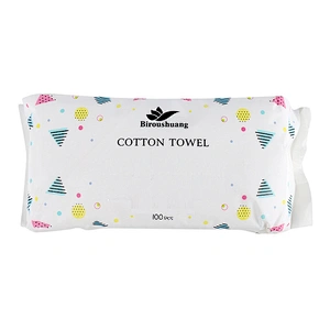 China factory Baby Wet And Dry Face Wash Towel Female Disposable Cleansing Towel Makeup Remover Cotton Soft Towel s