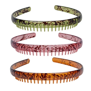 Plastic Sharks Tooth Hair Comb Headband