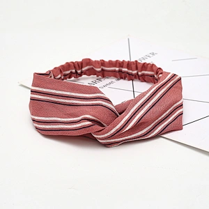 Women headwrap Knotted cross cloth art Hairband Hair accessories Elastic makeup Colorful headband headband