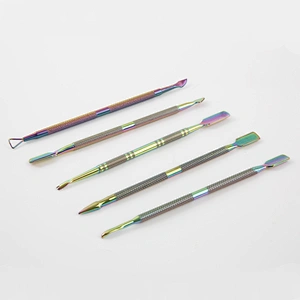 Cuticle Pusher Professional Stainless Steel Callus Nail Manicure Pedicure Tool Nail Cuticle Remover