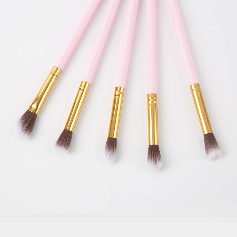 Makeup Eye Brush Set - 5 Essential Makeup Brushes