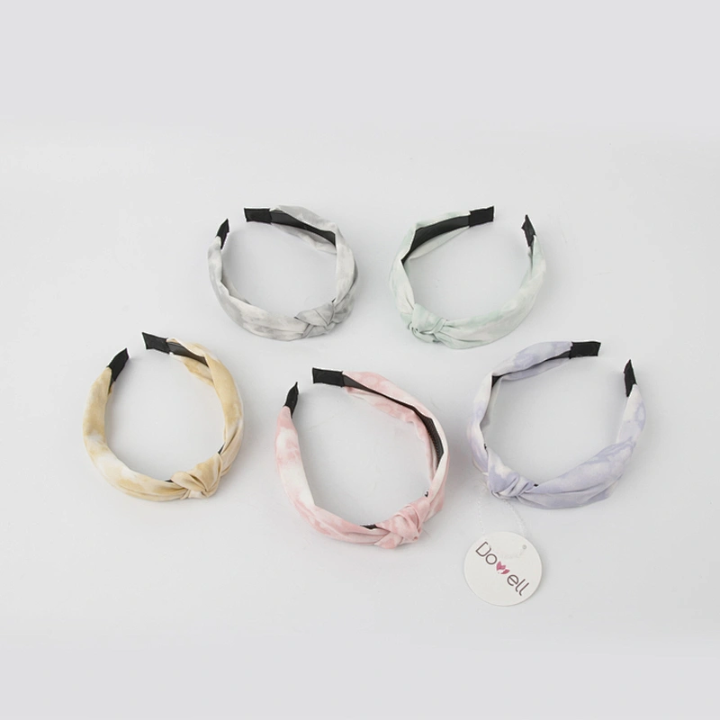 New Design Hairband Colorful Head Twisted Knotted Hair Band Wrap Women Headband For Girls