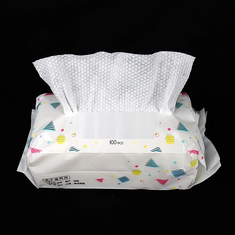 China factory Baby Wet And Dry Face Wash Towel Female Disposable Cleansing Towel Makeup Remover Cotton Soft Towel s