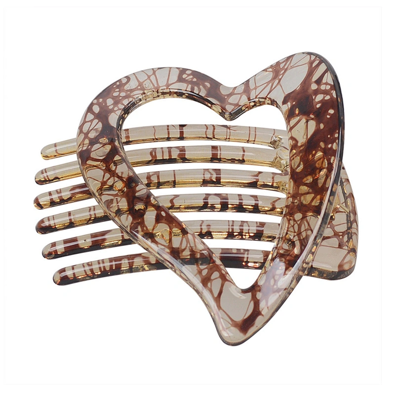 2021 New Fashion Large Size Hair Accessories Classic Style Leopard Geometric Hair Pins