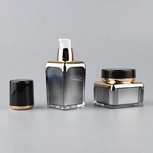 15ml 30 ml 50 ml 100ml luxury empty shampoo acrylic skin care bottles with cap packaging