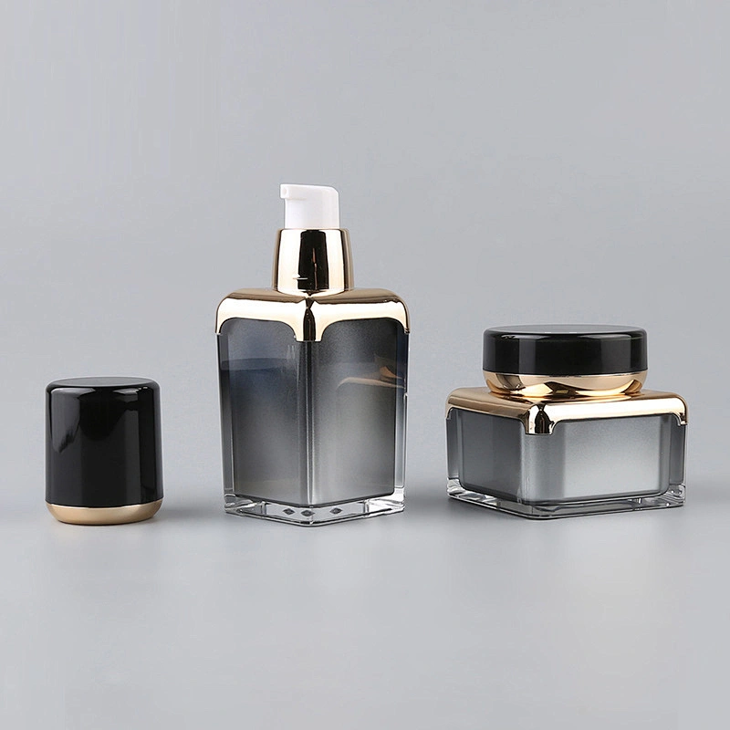 15ml 30 ml 50 ml 100ml luxury empty shampoo acrylic skin care bottles with cap packaging