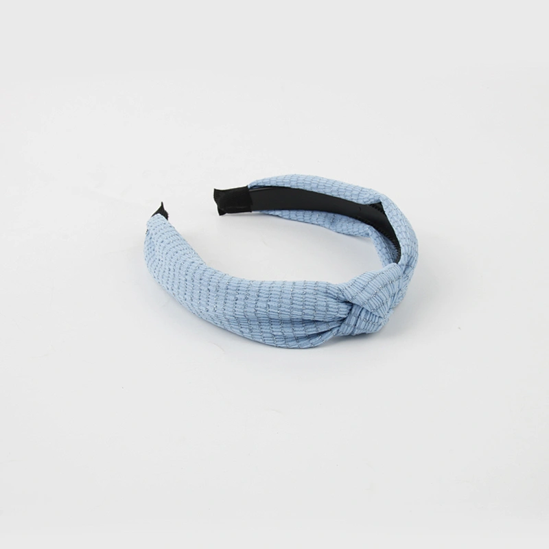 2021 Wholesale New Design Colorful Elastic Headband Twisted Knotted Headband For Women