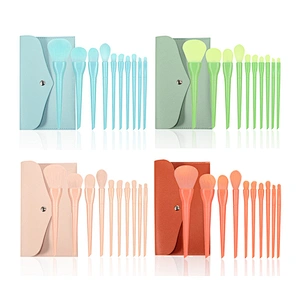 10 Pcs Perfect Custom Candy Color Soft Fiber Makeup Brushes Student Beginners Custom Makeup Brush