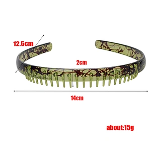 Plastic Sharks Tooth Hair Comb Headband