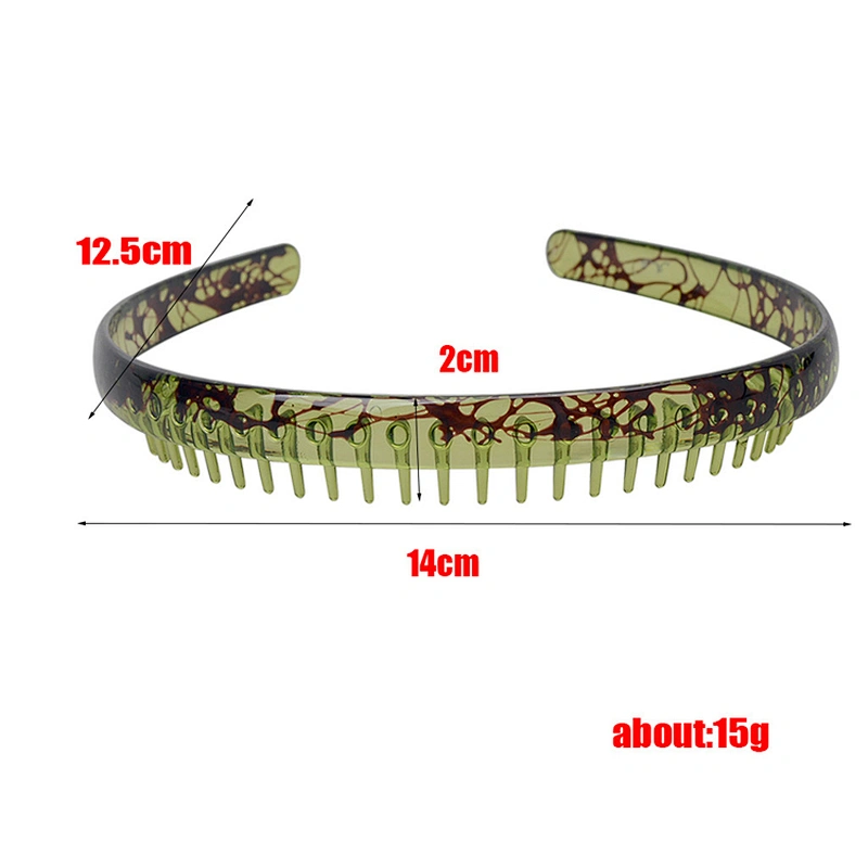 Plastic Sharks Tooth Hair Comb Headband