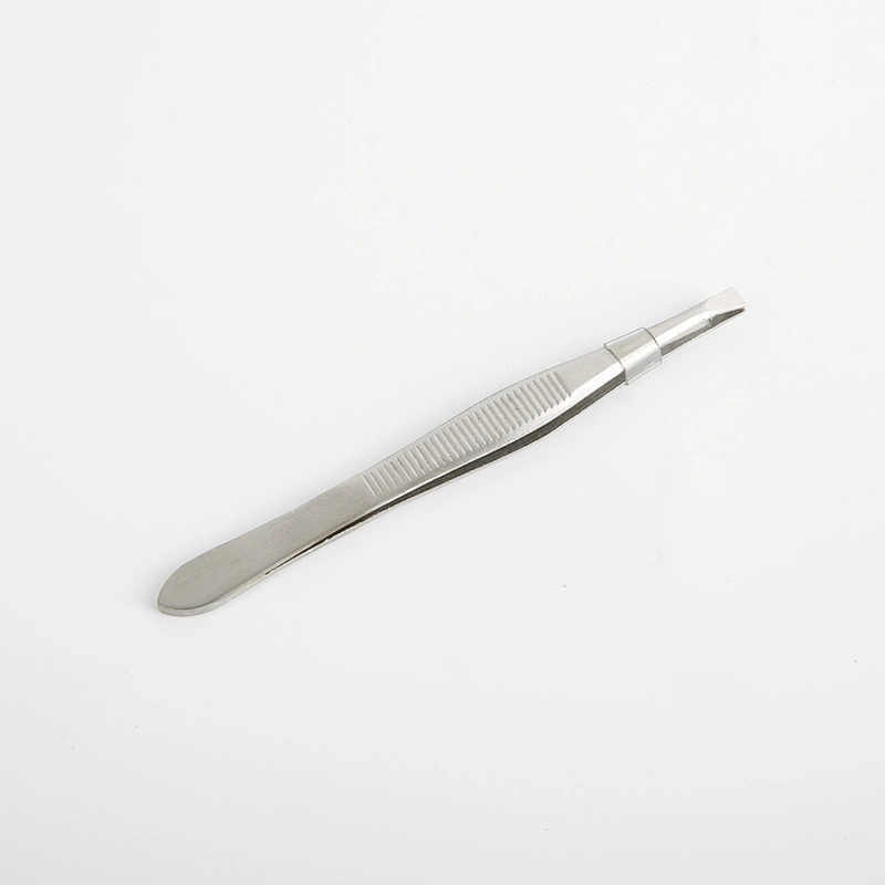 Hot Selling Private Label Custom Logo Stainless Steel Pointed Eyebrow Tweezers