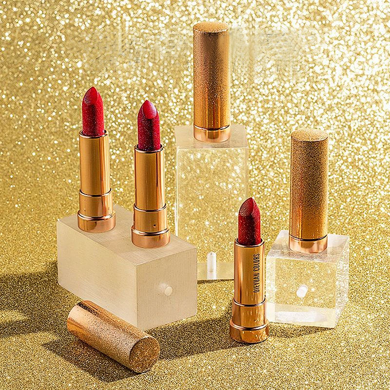 ODM change color moisturizer organic lipstick with private label glitter lipstick