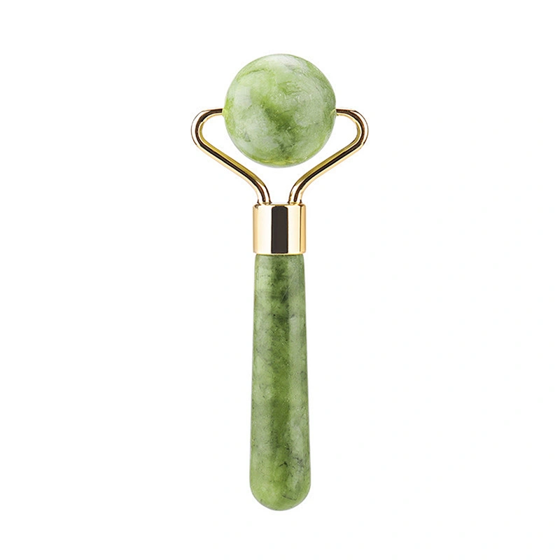 RoselynBoutique Jade Roller for Face and Gua Sha Set - Beauty Cosmetic Facial Skin Roller Massager Tool