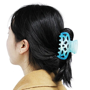 2021 New Fashion Customizable HaIr Claw Floret Hollow Design Blendoku Color Hair Clips Hair Claw