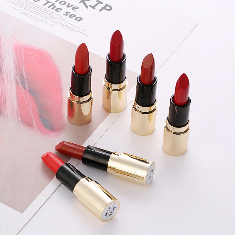 Customize Private Label Fashion Design 6 Colors Matte Glitter Lipstick Brands Double Heads Lipstick