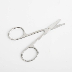 2021 hotselling private label eyelash tools in stock eyelash scissors small make up sharp eyebrow scissors