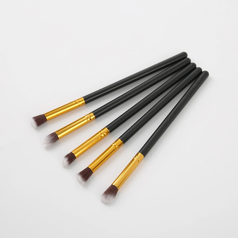 Makeup Eye Brush Set - 5 Essential Makeup Brushes