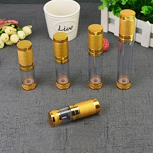 Portable Packing Acrylic Airless Bottle 50ml airless pump spray cream bottle