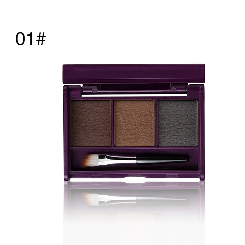 OEM Professional Private Label 3 Colors Waterproof Eyebrow Cake Powder