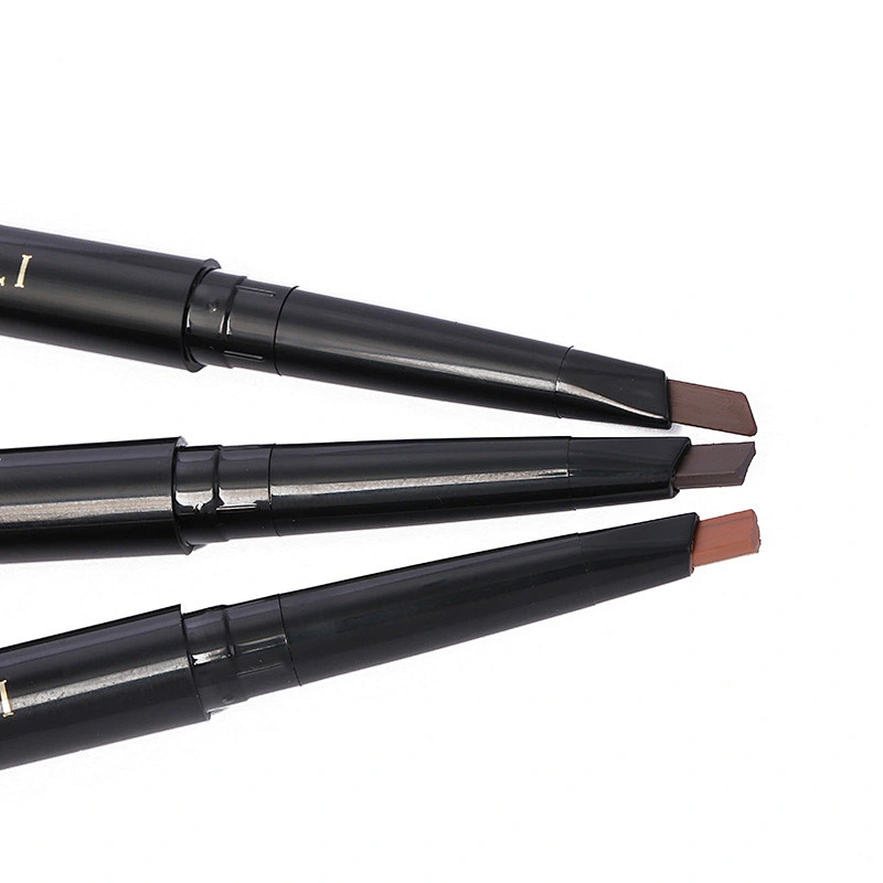 New Trending Double Head Automatic Natural Vegan Waterproof Private Label Slim Eyebrow Pencil