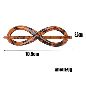 2021 Retro Style Classic Tortoiseshell Color Minimalist Hollow Geometric Hair Pins
