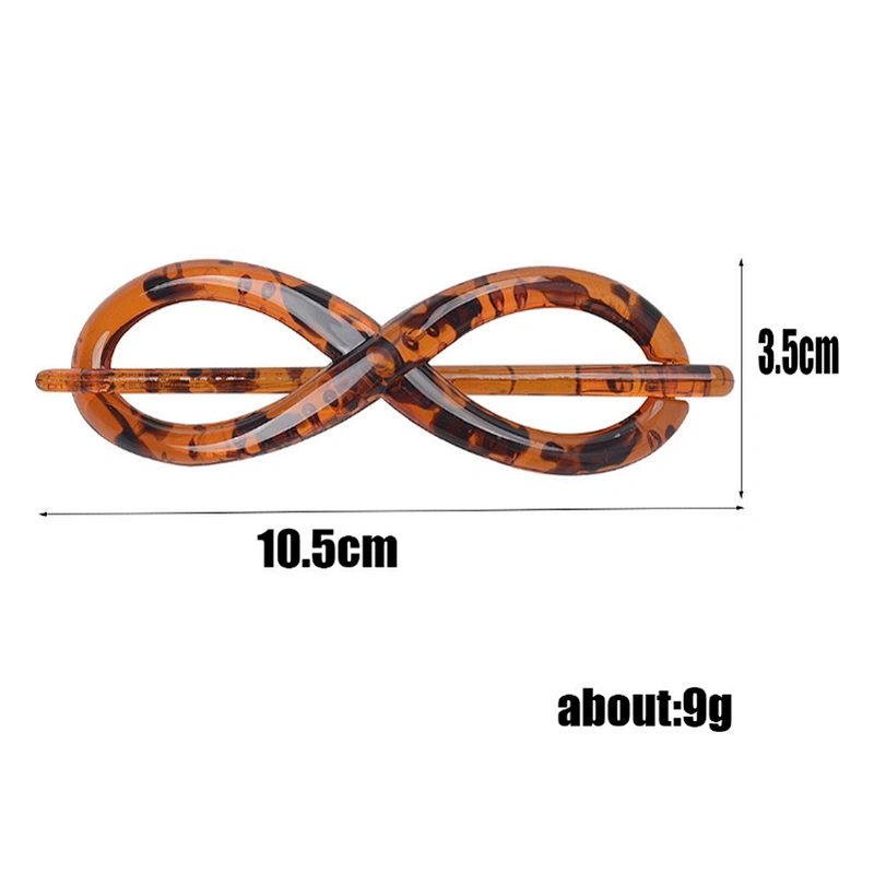 2021 Retro Style Classic Tortoiseshell Color Minimalist Hollow Geometric Hair Pins