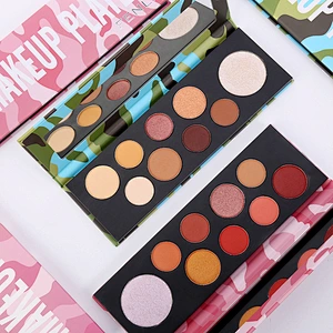 Customized private label high pigmented eye shadow Wholesale make your own eyeshadow palette 9 Colors DIY Eyeshadow Palette
