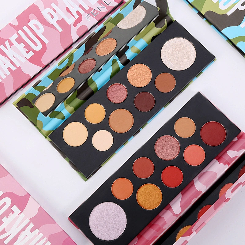 Customized private label high pigmented eye shadow Wholesale make your own eyeshadow palette 9 Colors DIY Eyeshadow Palette