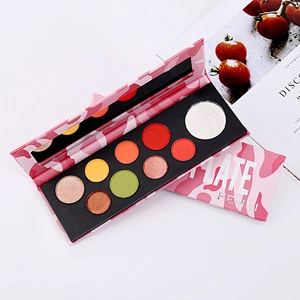 Customized private label high pigmented eye shadow Wholesale make your own eyeshadow palette 9 Colors DIY Eyeshadow Palette