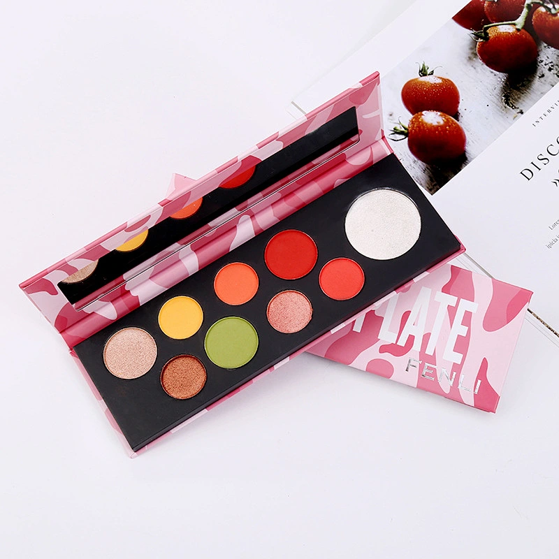 Customized private label high pigmented eye shadow Wholesale make your own eyeshadow palette 9 Colors DIY Eyeshadow Palette