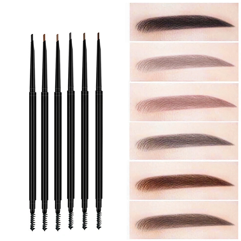 Custom Label Eyebrow Pencils Slim Waterproof Private Label Eyebrow Pencil