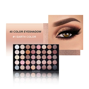 Widely Used Custom New Model 40 Color Eye Shadow Eye Shadow Pallet