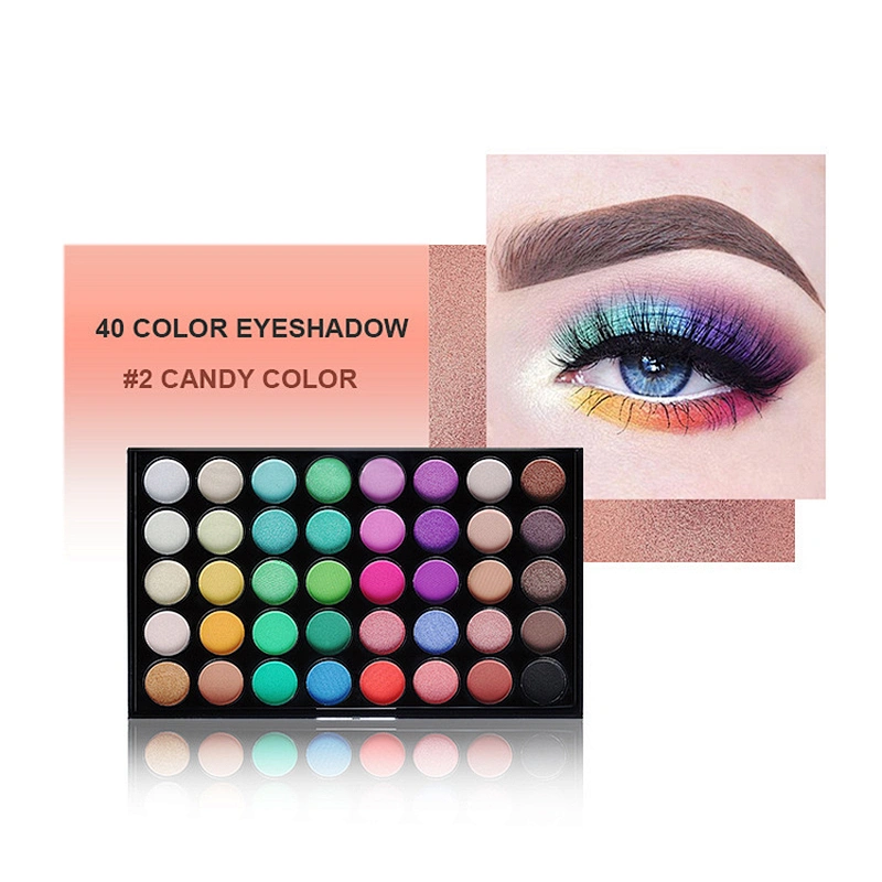 Widely Used Custom New Model 40 Color Eye Shadow Eye Shadow Pallet