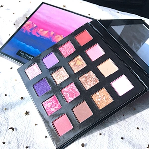 Customized private label high pigmented eye shadow Wholesale make your own eyeshadow palette 16 Colors DIY Eyeshadow Palette